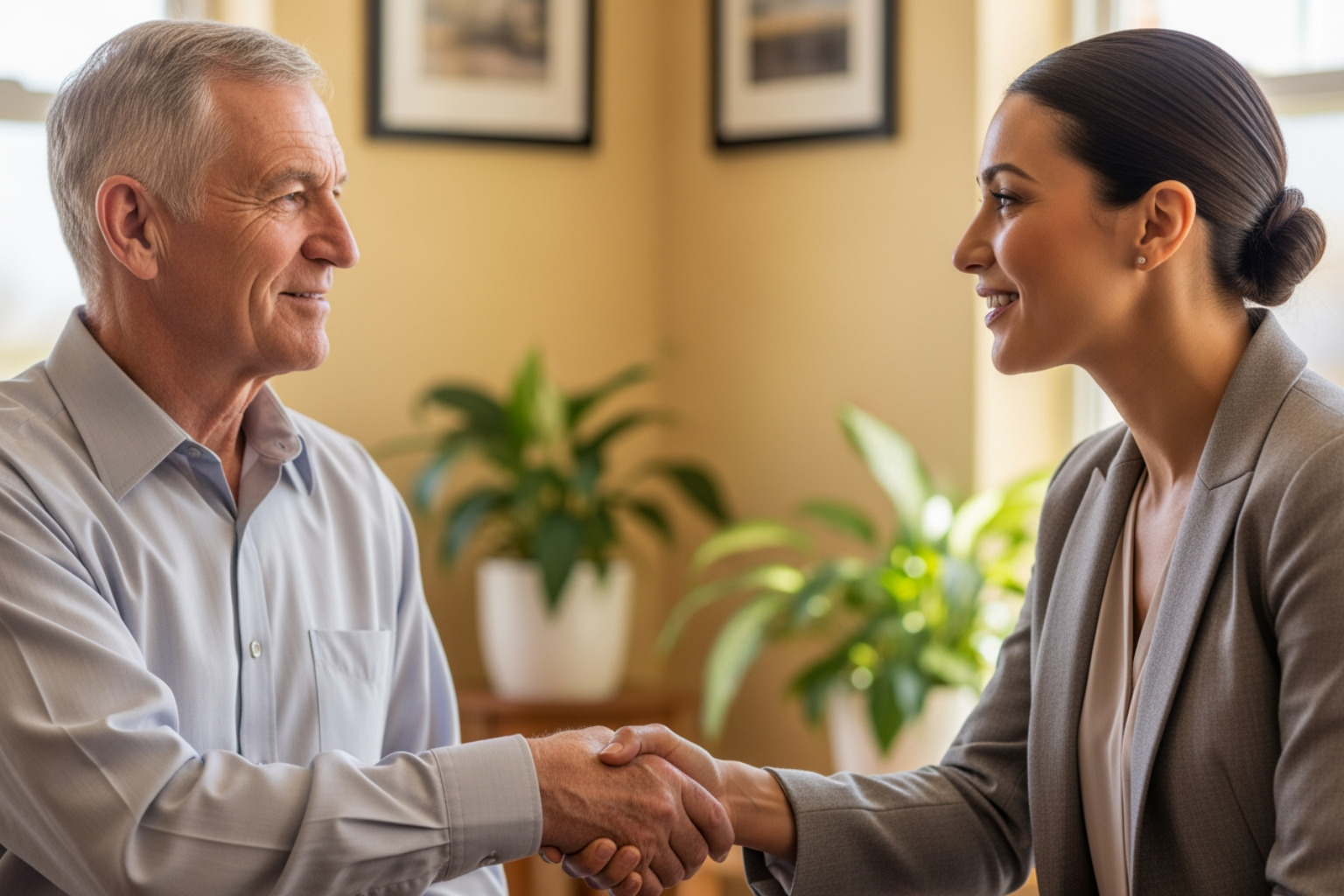 veteran shaking hands with a support worker - free rent assistance near me veteran shaking hands with a support worker - free rent assistance near me