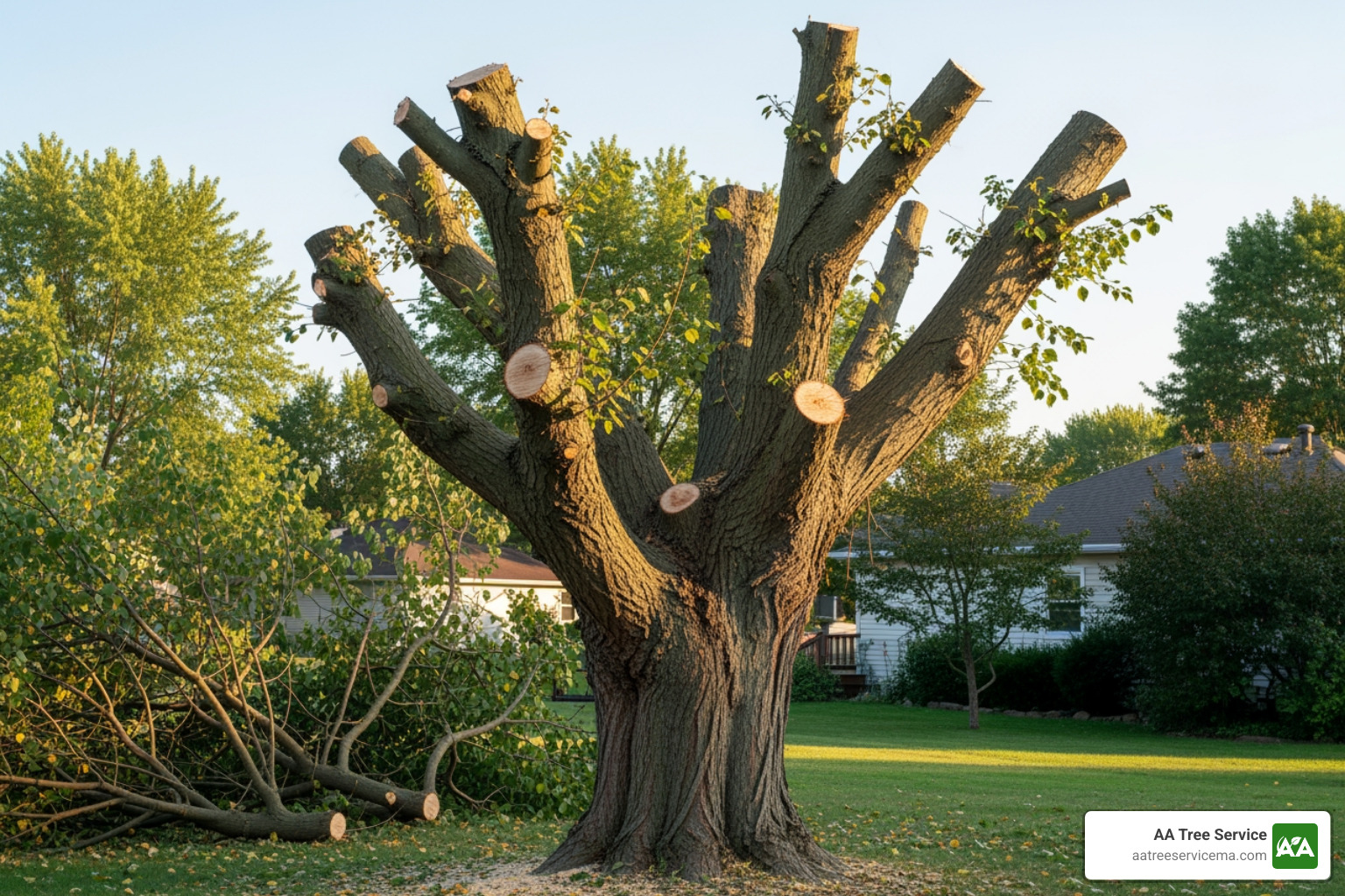 badly topped tree - pruning young maple trees badly topped tree - pruning young maple trees