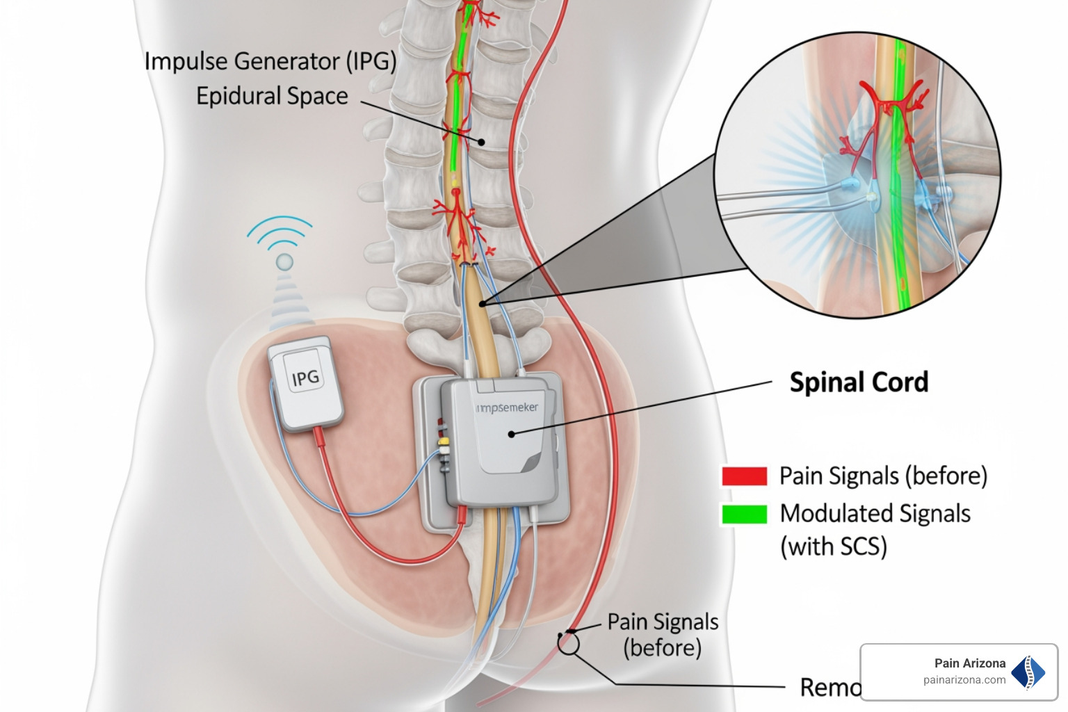 how a spinal cord stimulator works - pain management advanced