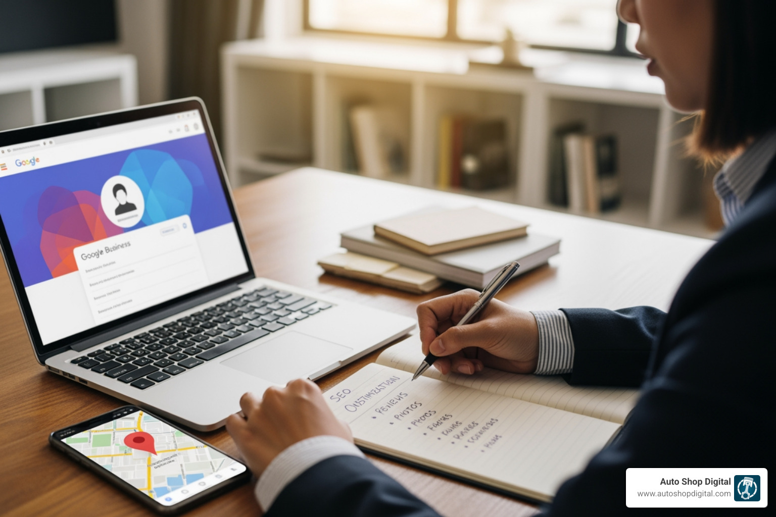 GBP dashboard highlighting key sections - Google Business Profile optimization