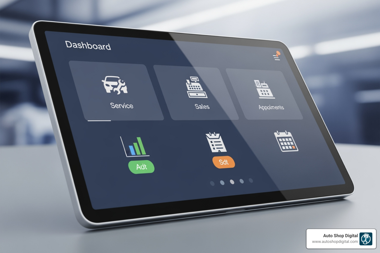 comprehensive shop management dashboard - automotive POS software