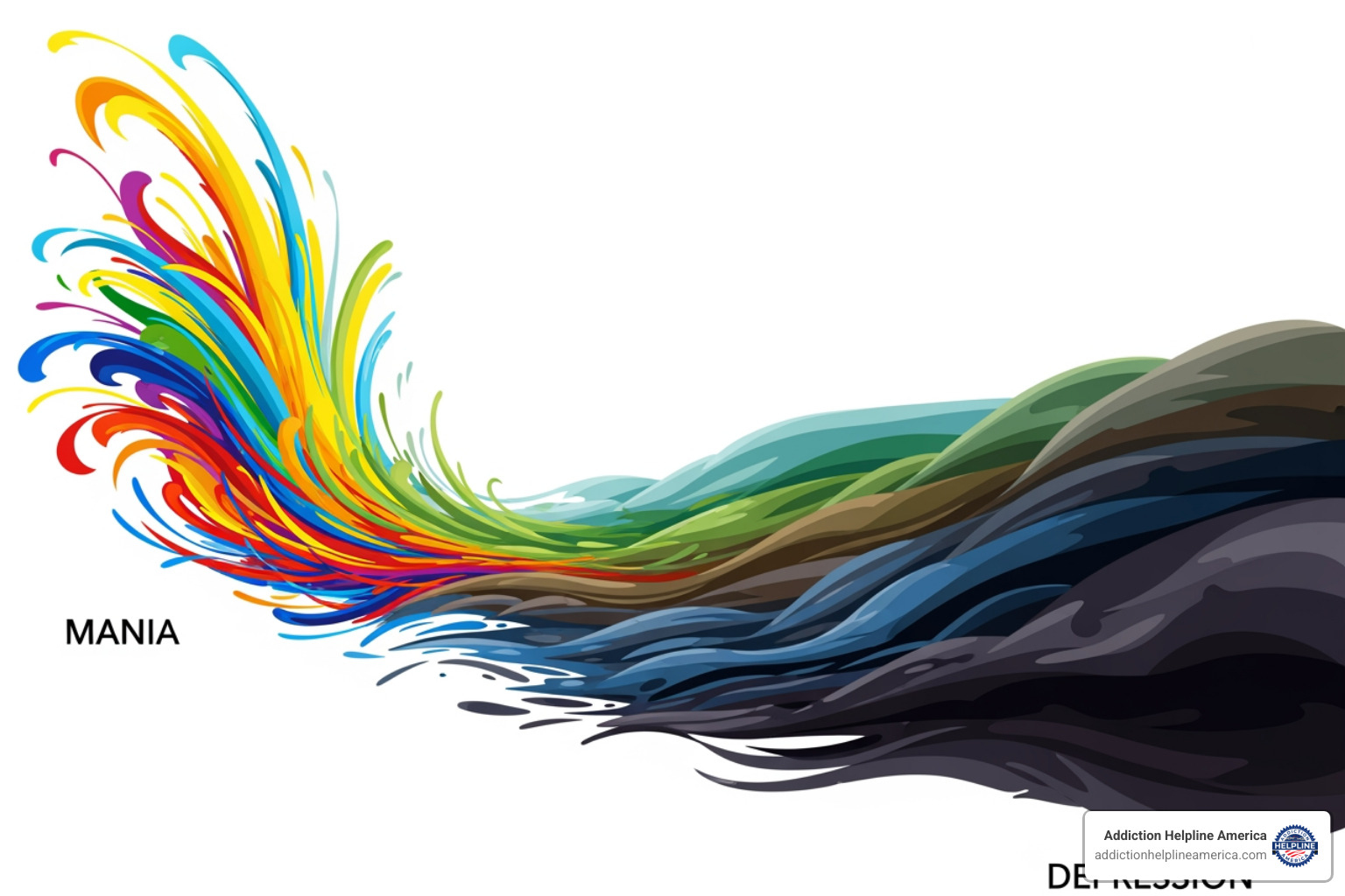 the spectrum of moods from mania to depression - substance abuse and bipolar disorder