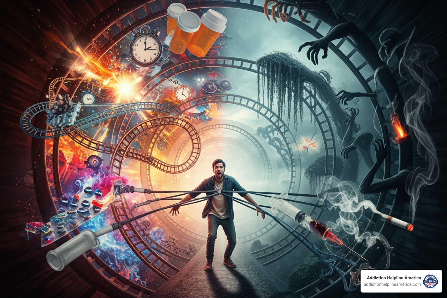 the cycle of bipolar symptoms and substance use - substance abuse and bipolar disorder