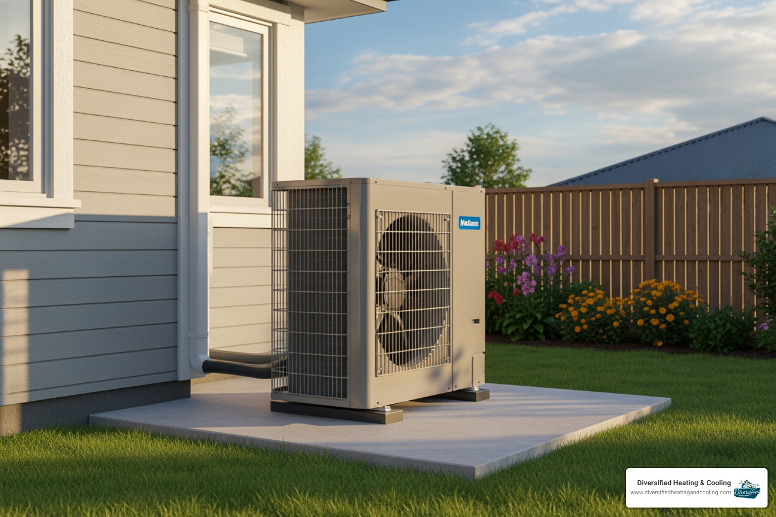 clean outdoor heat pump unit free of debris - heat pump installation in joshua tree ca