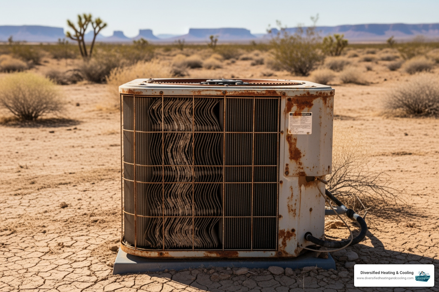 old inefficient air conditioner unit - heat pump upgrade in joshua tree ca old inefficient air conditioner unit - heat pump upgrade in joshua tree ca