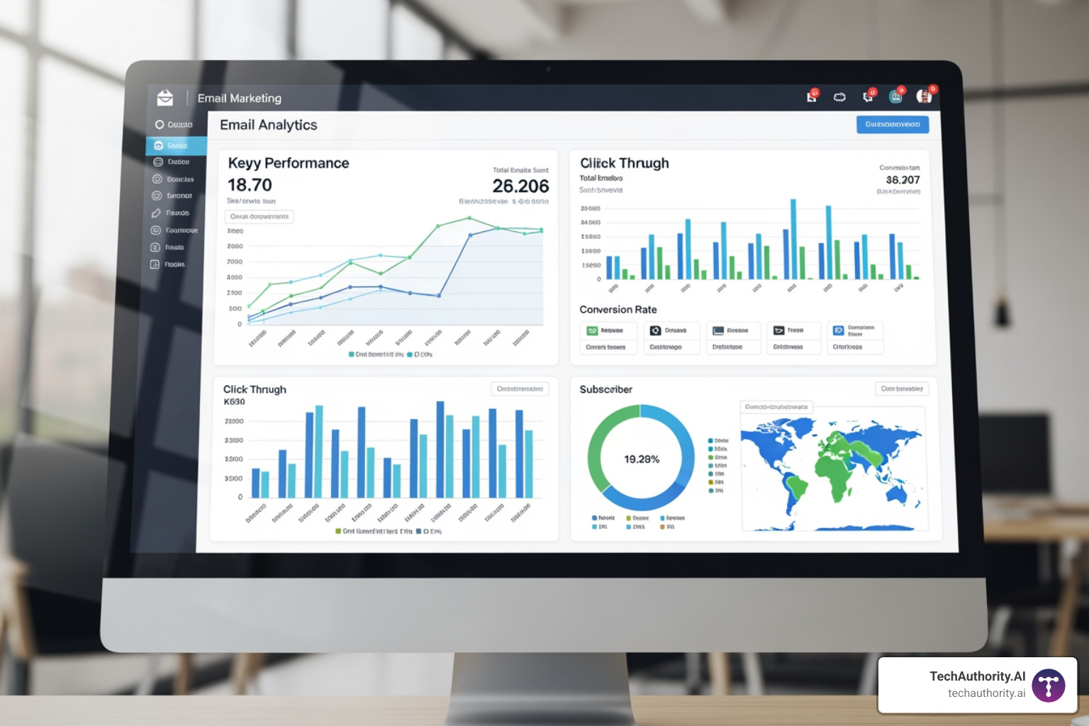 Email marketing analytics dashboard - email campaigns
