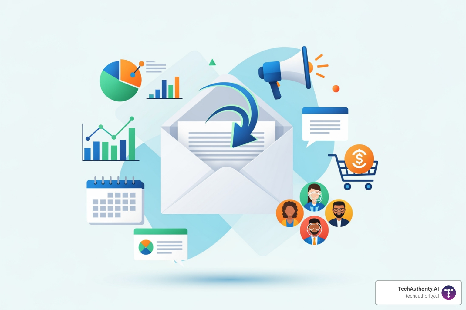 Perfectly designed email on a mobile phone screen - email campaigns