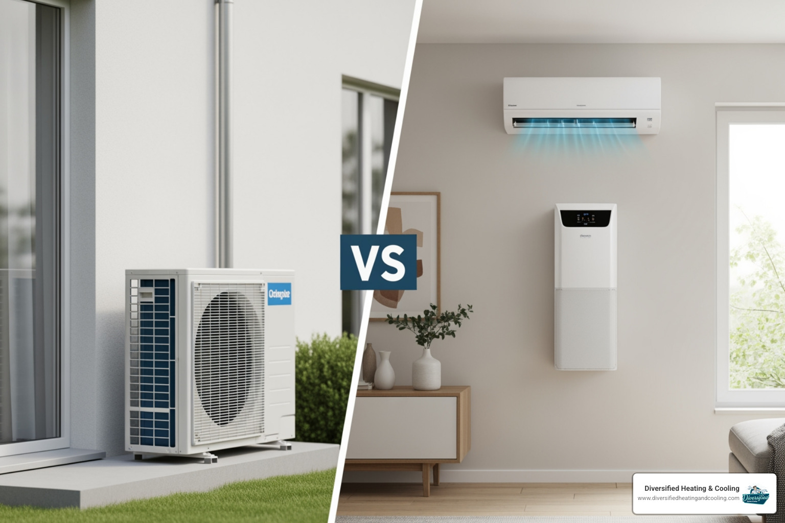 different types of heat pump systems (ducted, ductless mini-split) - heat pump replacement in big bear city ca