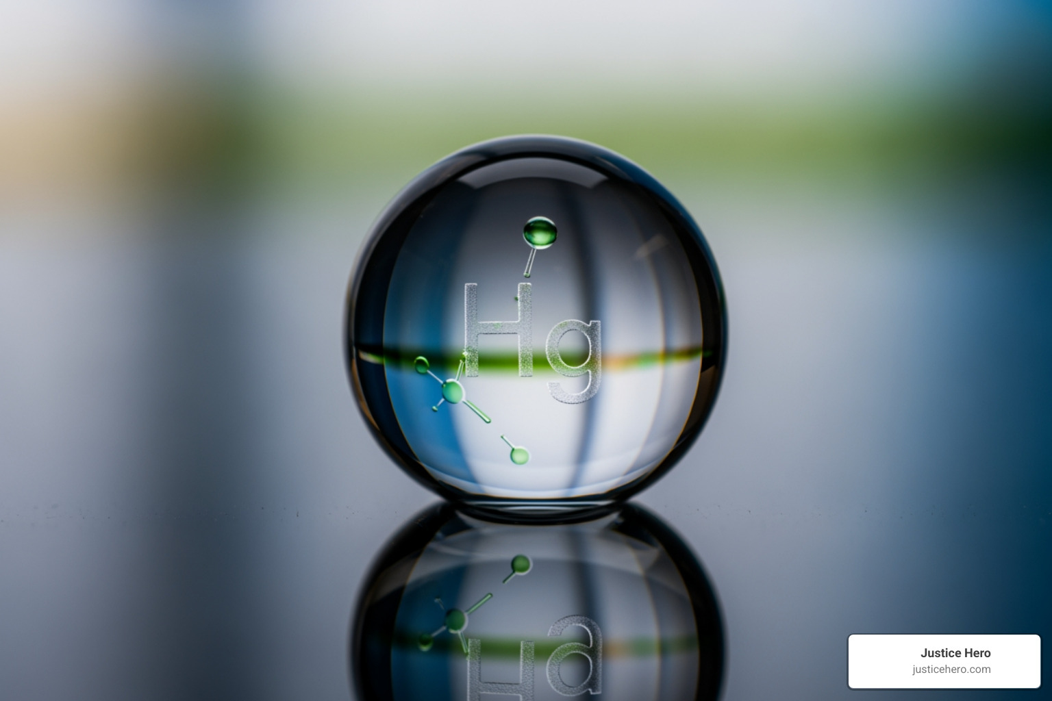 Water droplet with chemical symbol - PFAS attorney near me