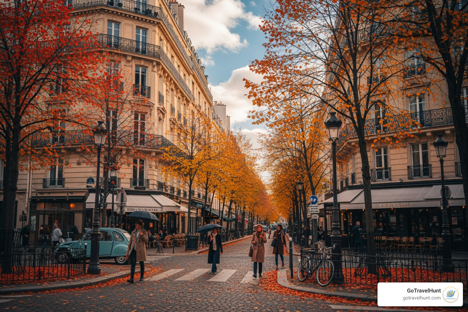A charming, less-crowded Parisian street in autumn - Paris travel deals