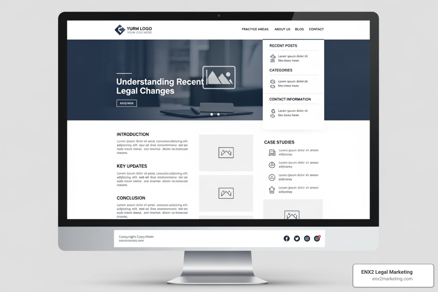 Screenshot of a well-structured law firm blog post. - legal website SEO