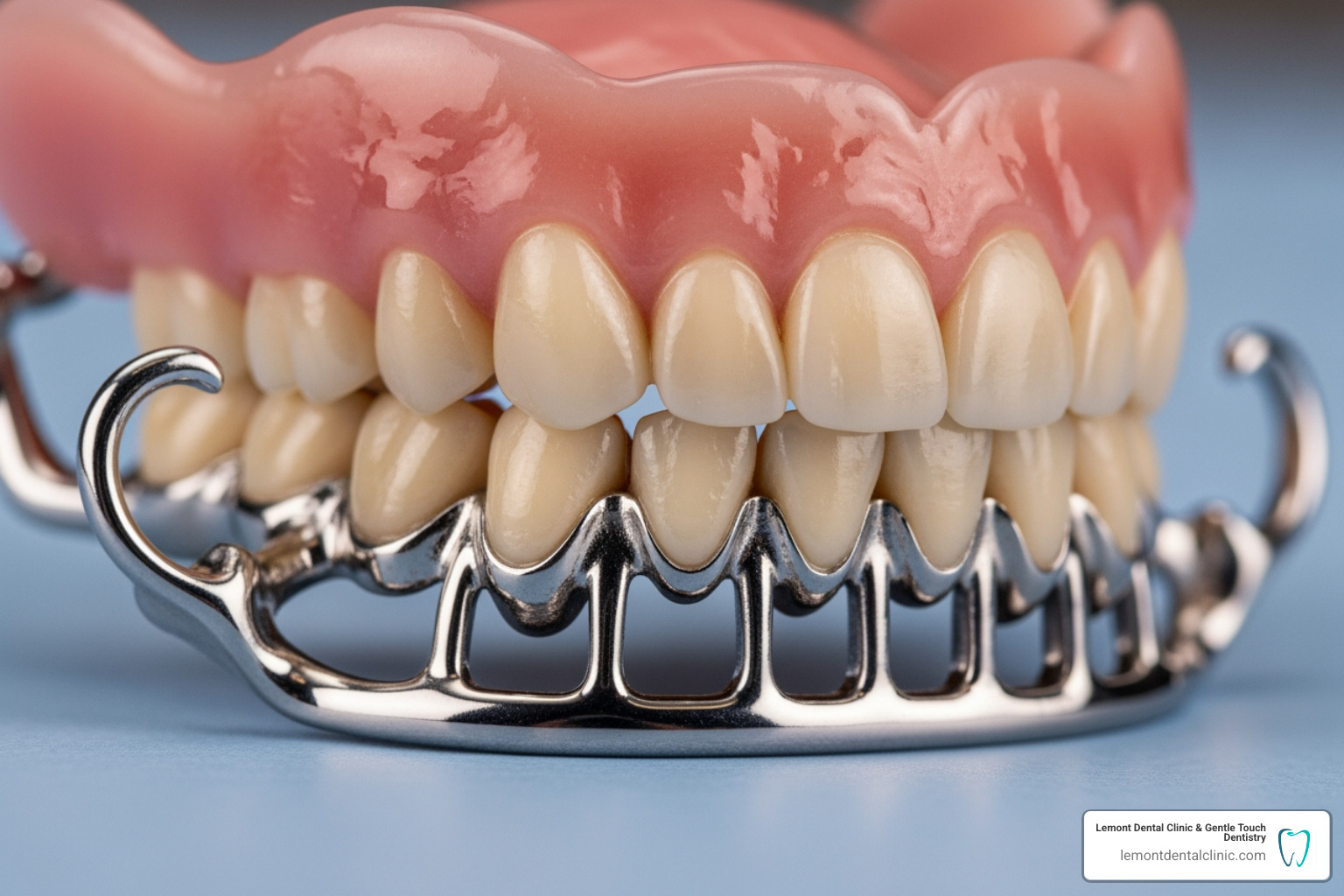 a partial denture with a metal framework - types of dentures photos a partial denture with a metal framework - types of dentures photos