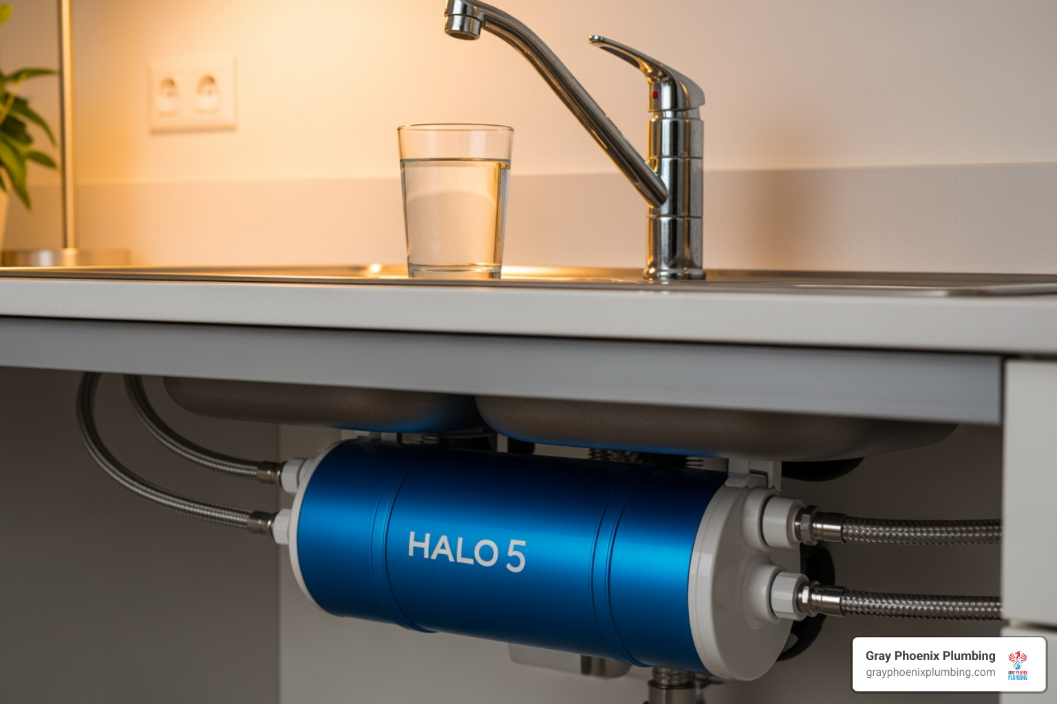 Multi-stage filtration media layers inside the Halo 5 tank - Halo 5 water filter reviews