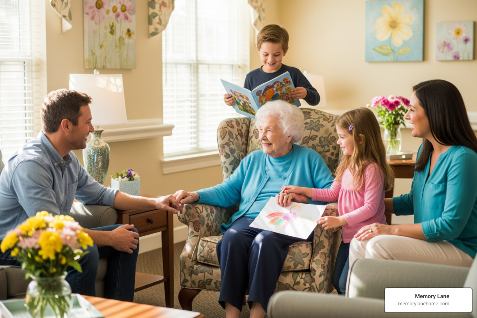 family visiting resident - memory care Grosse Pointe