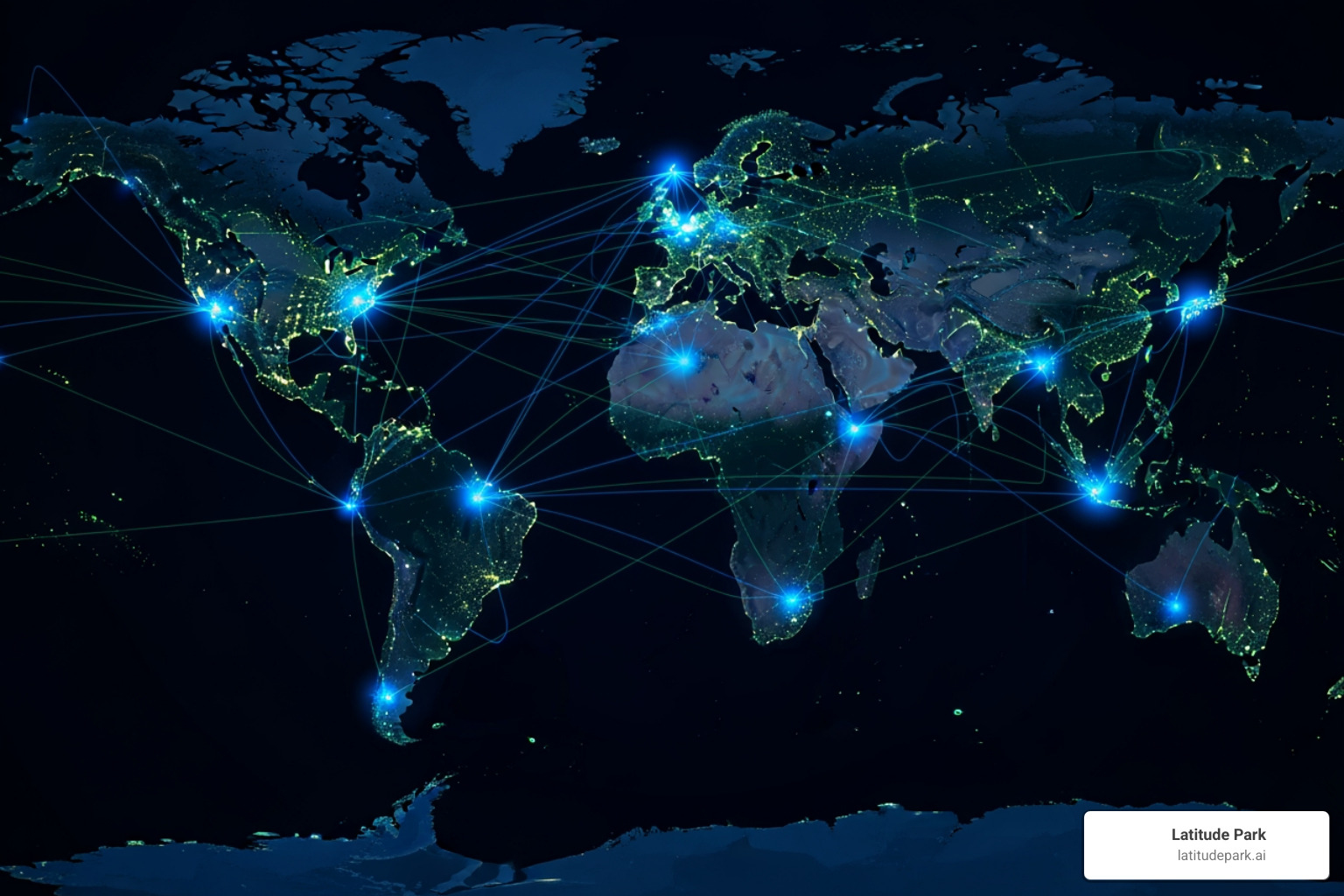 image of a world map with connection lines representing a distribution network - pr sites