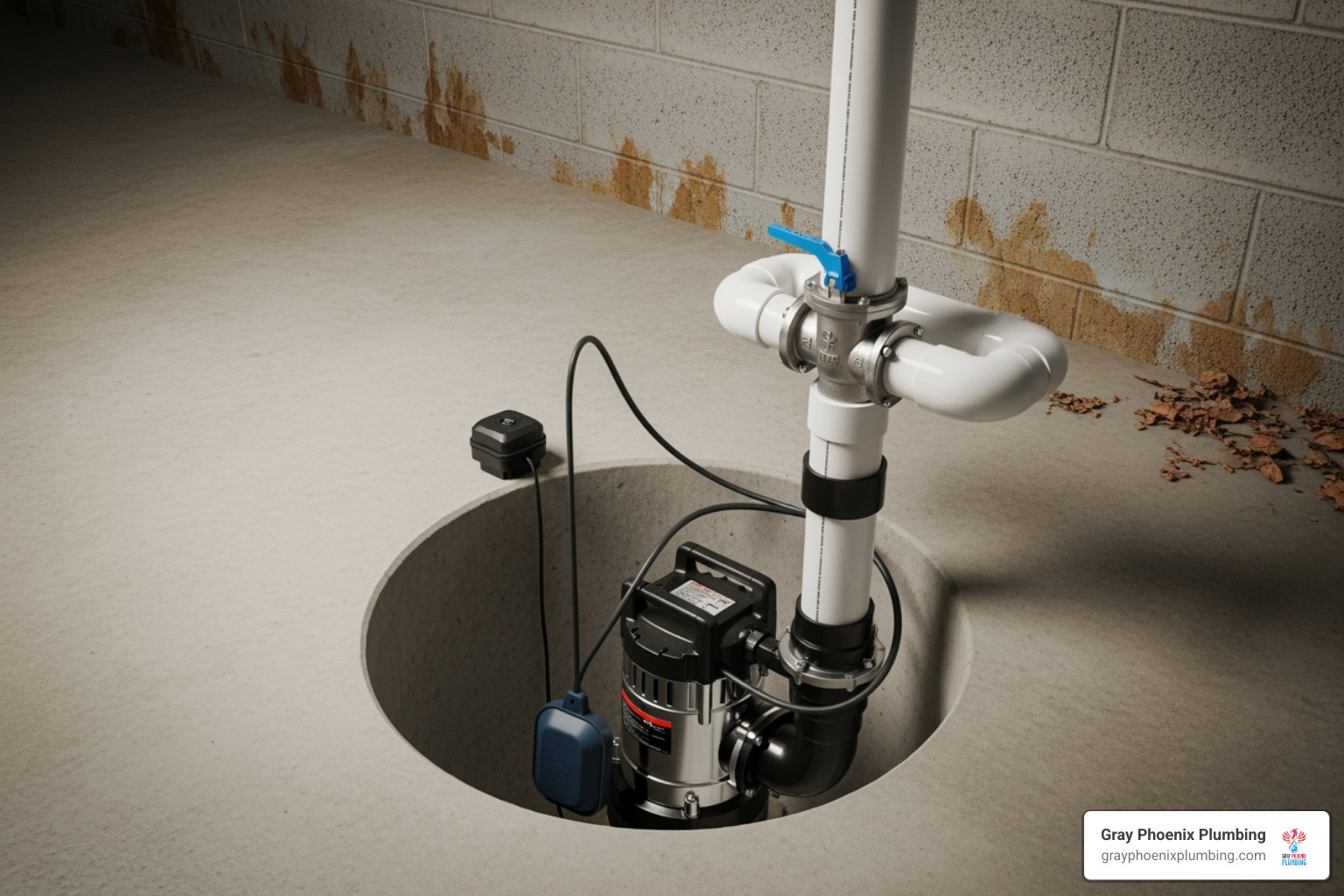 sump pump system components - sump pump installation denver