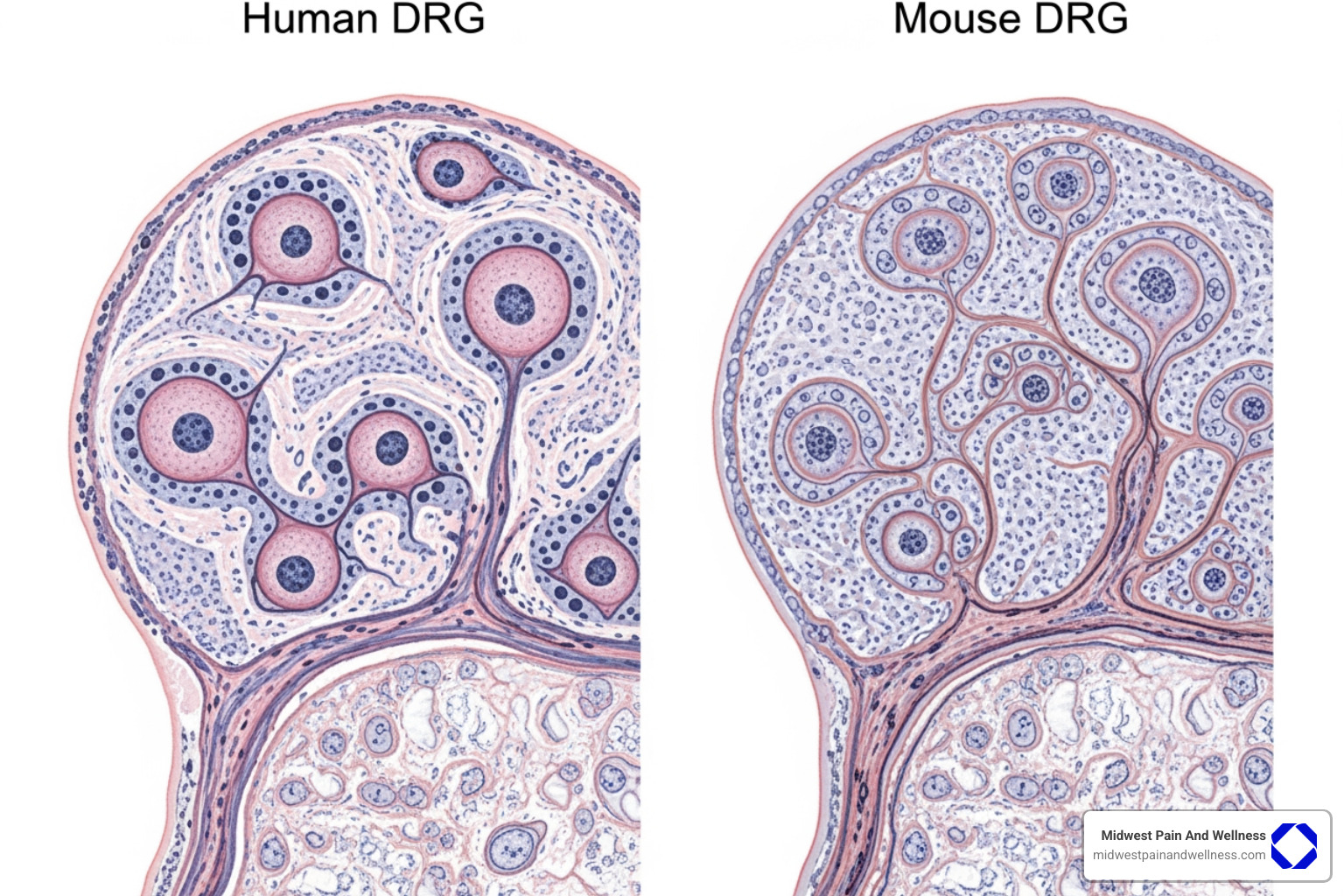 Human vs. Mouse DRG comparison - Dorsal root ganglion