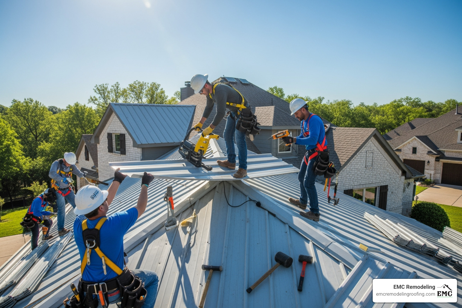 professional crew installing metal roof cedar park - metal roof repair cedar park tx professional crew installing metal roof cedar park - metal roof repair cedar park tx
