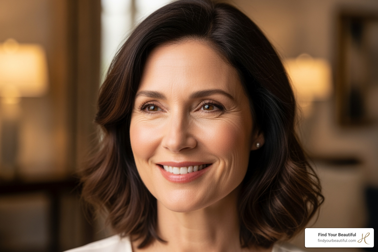 Woman smiling after combination skin tightening treatments - renuvion vs ultherapy vs morpheus8 Woman smiling after combination skin tightening treatments - renuvion vs ultherapy vs morpheus8