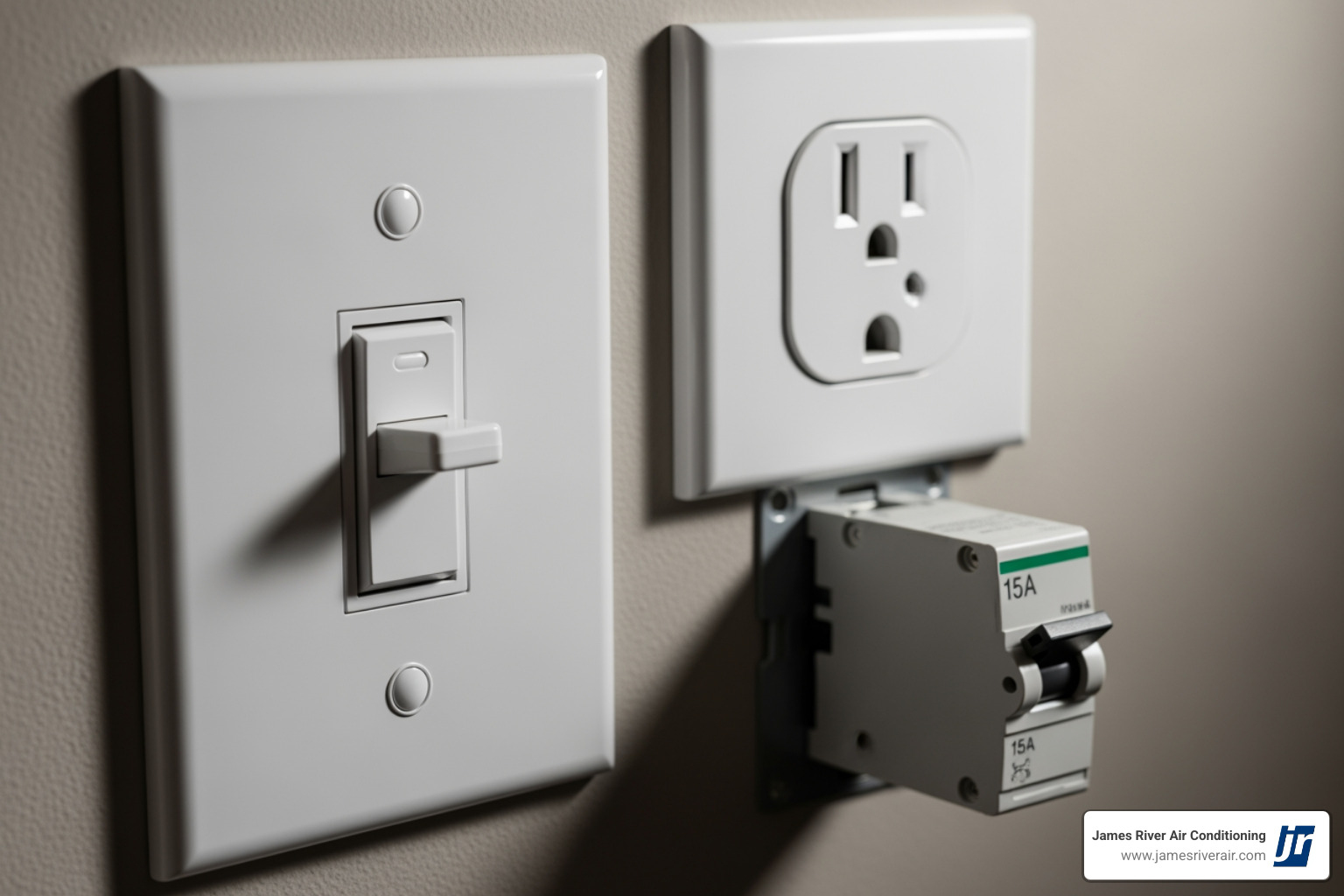 various electrical components like a light switch, outlet, and breaker - electrical making noise in ettrick, va various electrical components like a light switch, outlet, and breaker - electrical making noise in ettrick, va