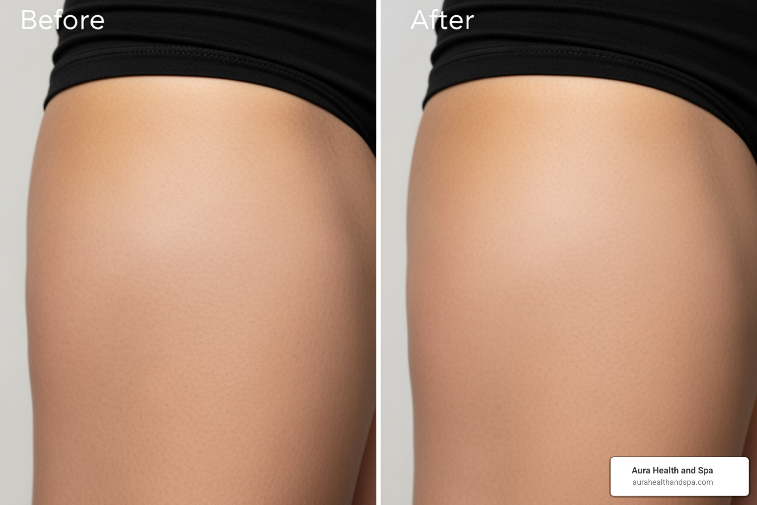 before and after cellulite reduction - morpheus 8 cellulite