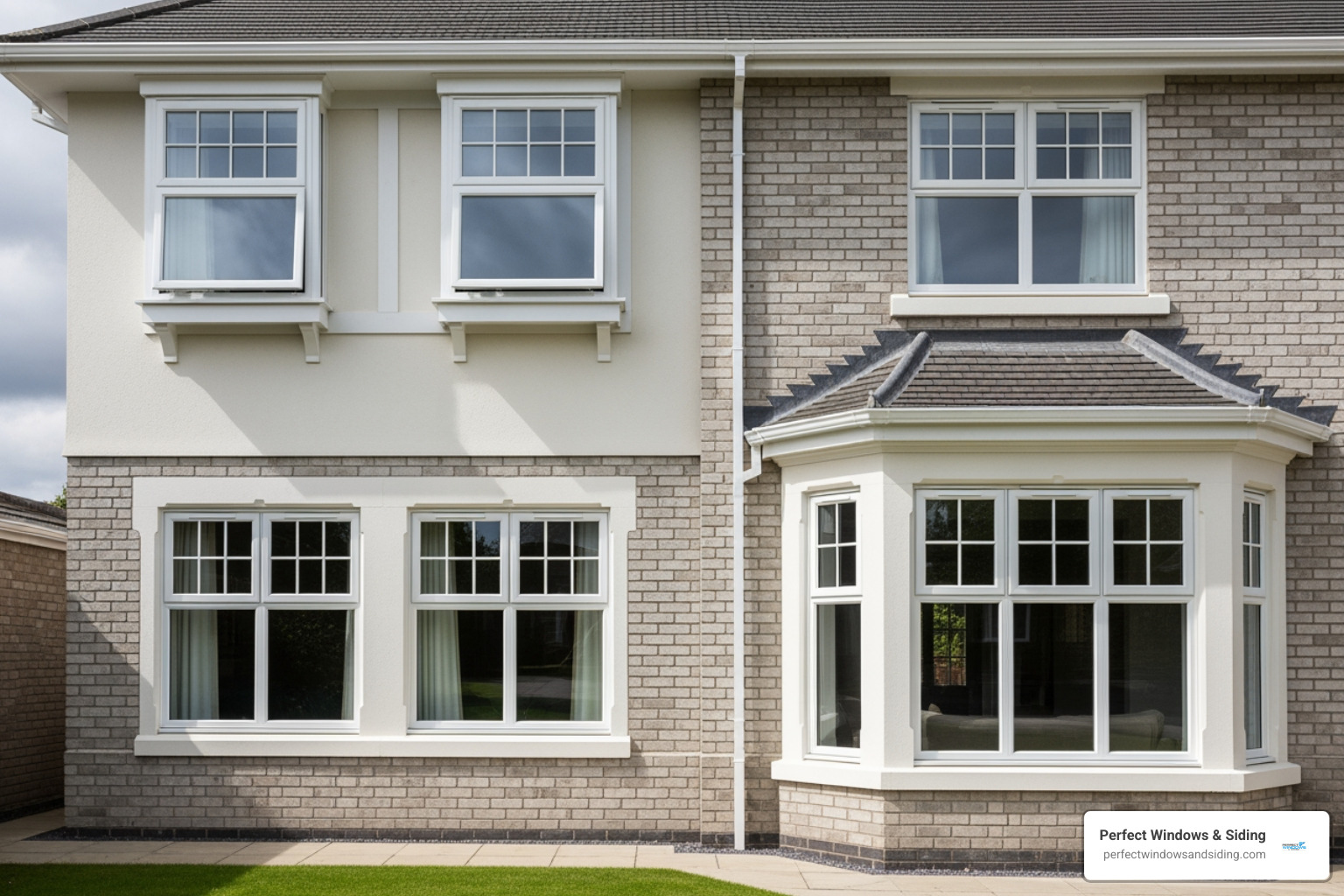 Variety of window styles like double-hung, casement, and bay windows - window replacement for house chicago