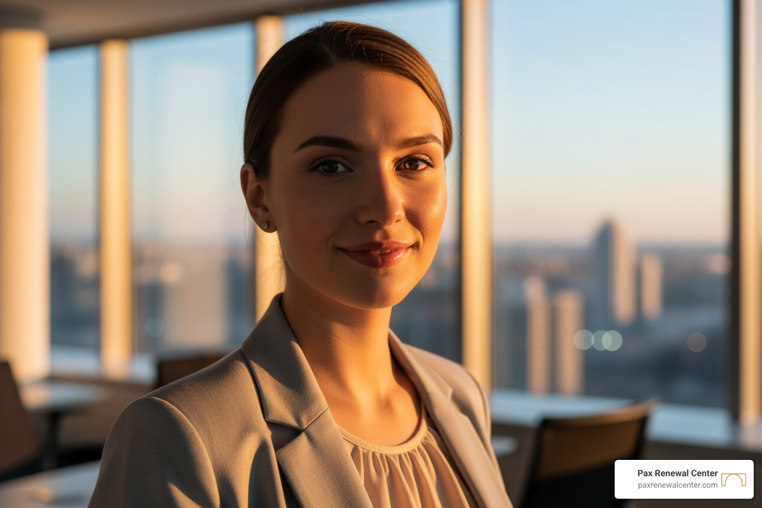 of a person looking relieved and empowered - EMDR therapy Lafayette