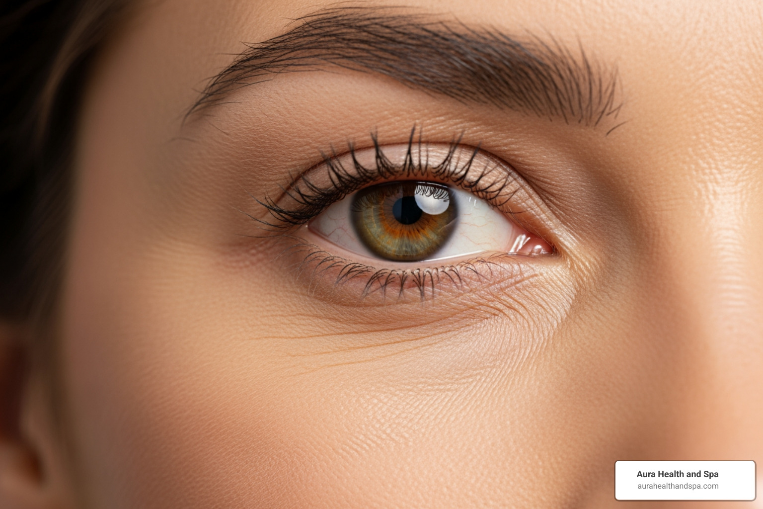 curated selection of medical-grade skincare products including retinols, vitamin C serums, sunscreens, and hydrating eye creams arranged elegantly - filler for wrinkles around eyes