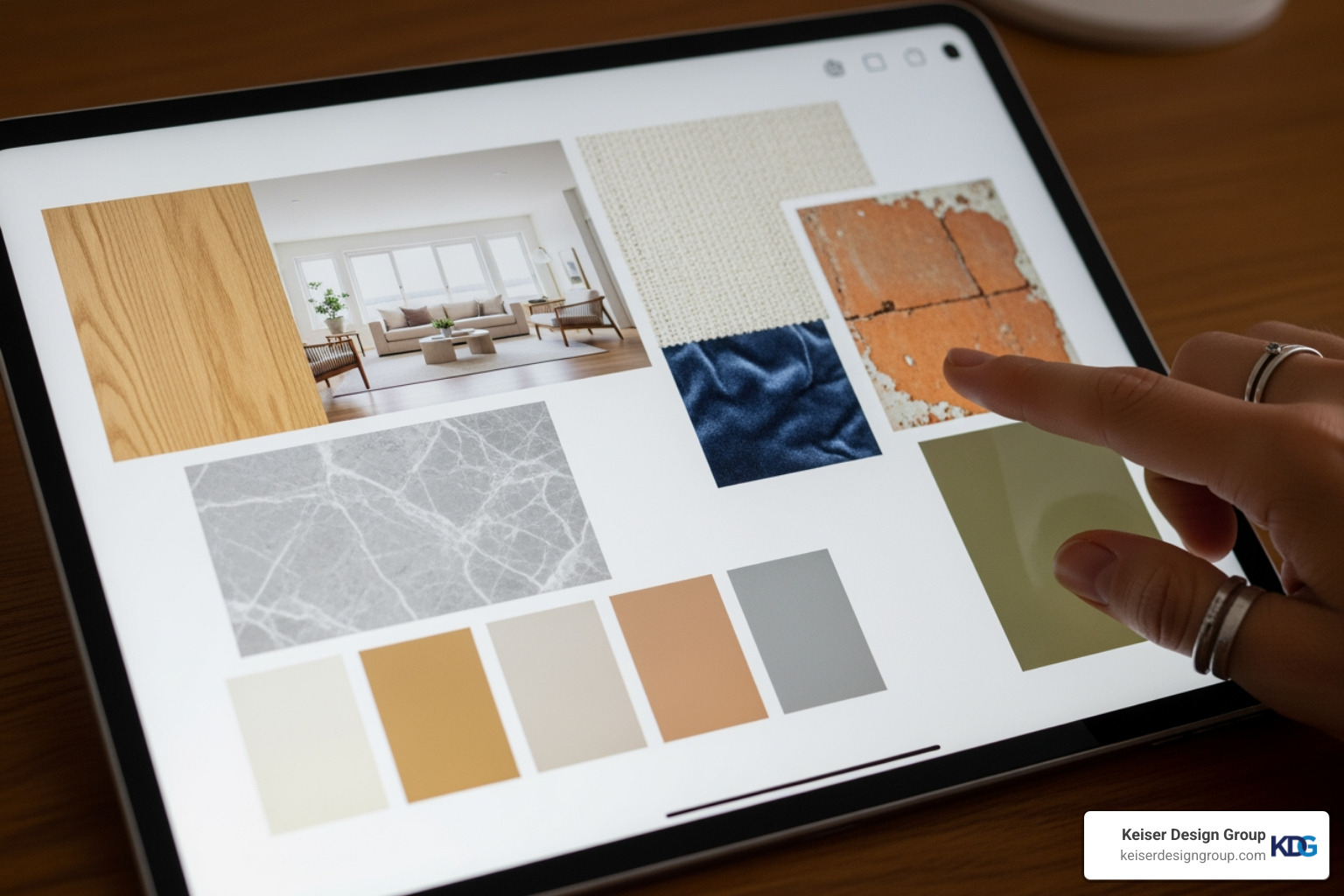 digital mood board with swatches, textures, and inspirational home photos - building plans and designs digital mood board with swatches, textures, and inspirational home photos - building plans and designs