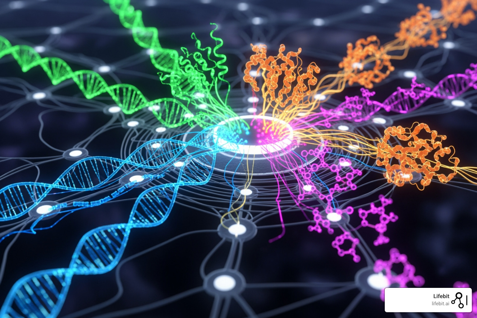 neural network processing different omics layers - Integrating Multi-Modal & Genomic and Multi-Omics Data for Precision Medicine