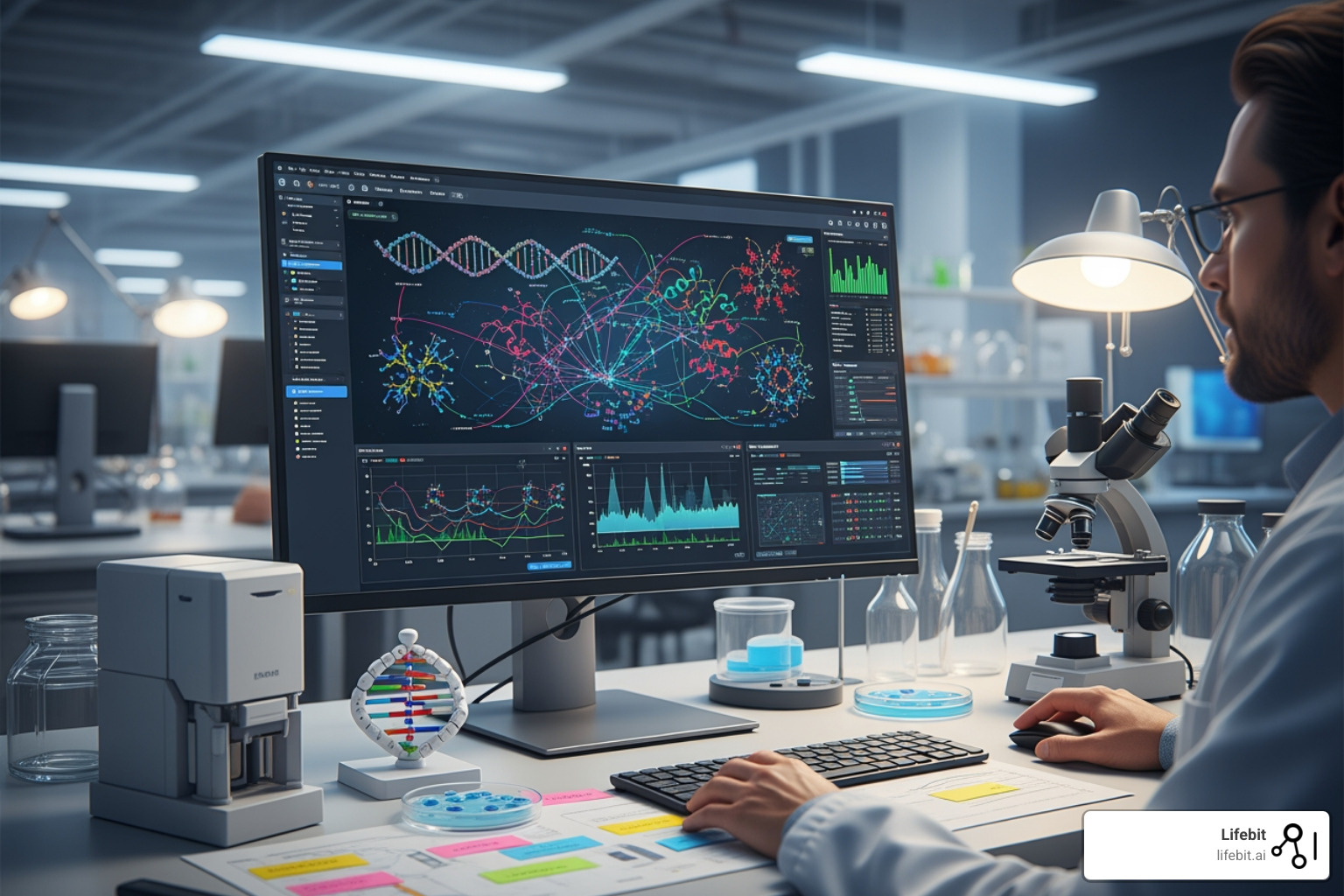 dashboard showing R&D efficiency KPIs - What are the best biopharma data software solutions for large-scale research?