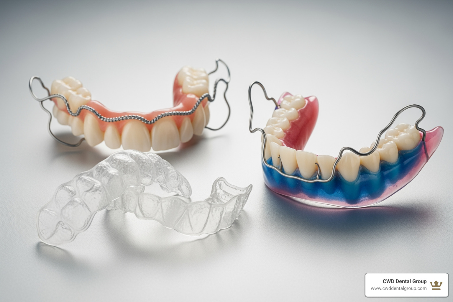 different types of retainers (fixed and removable) - orthodontics near me