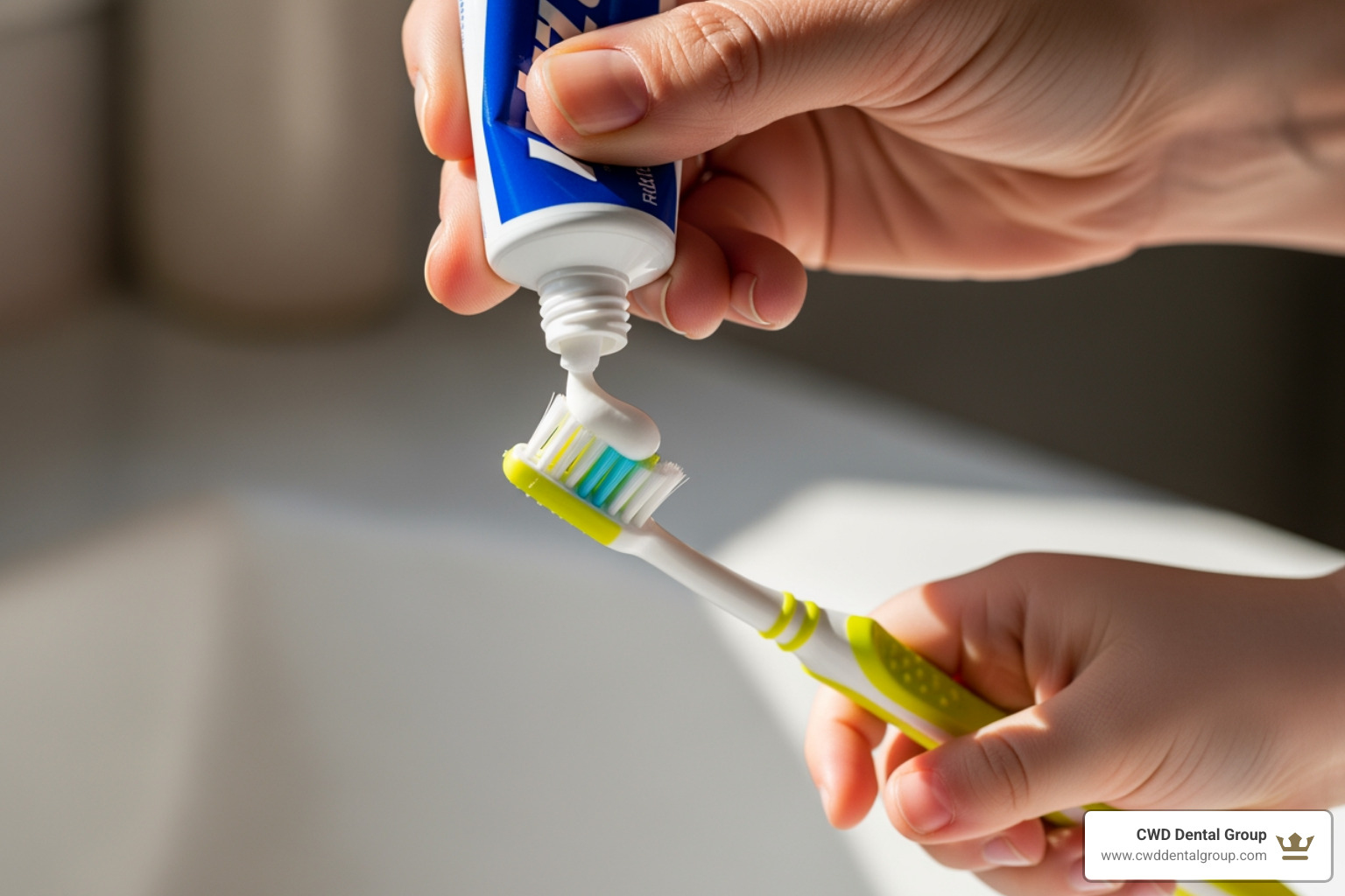 parent applying toothpaste - dental care for infants parent applying toothpaste - dental care for infants