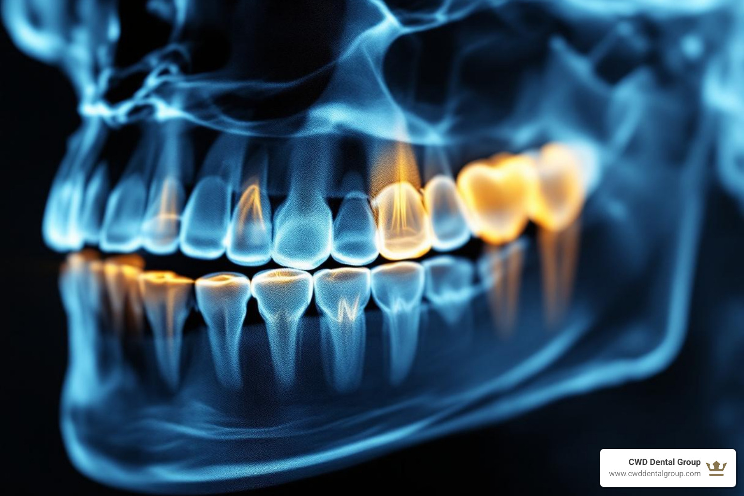 A close-up image of a dental X-ray showing teeth and bone structure - how much is a teeth cleaning without insurance A close-up image of a dental X-ray showing teeth and bone structure - how much is a teeth cleaning without insurance