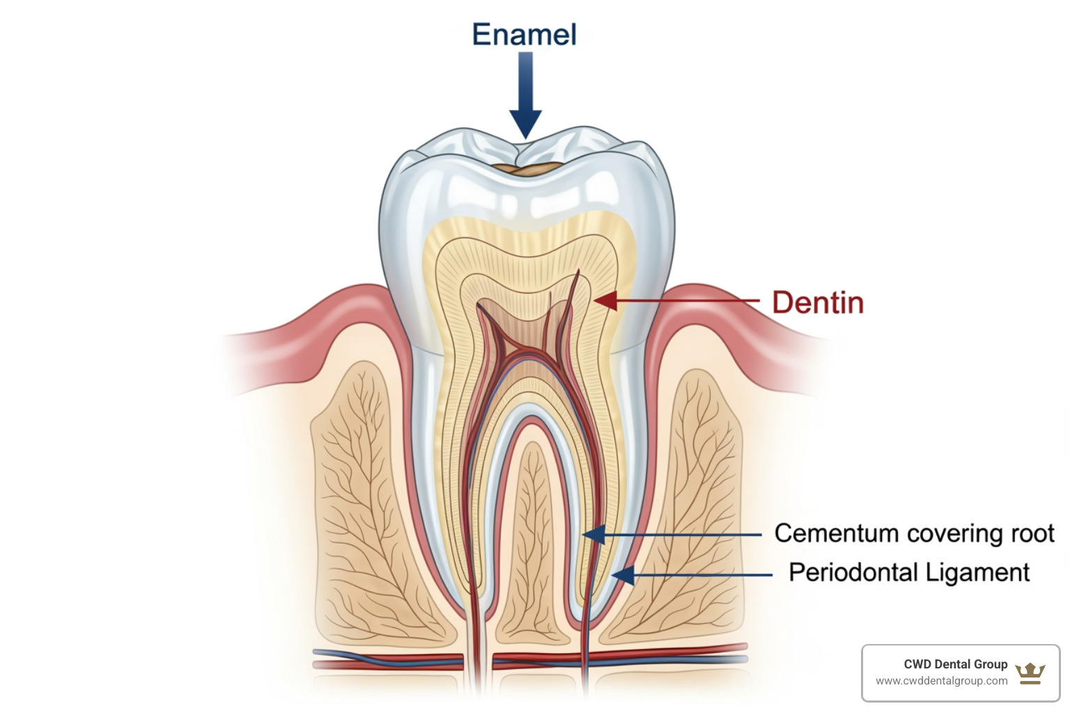 illustrating the layers of a tooth (enamel, dentin) - teeth stain removal dentist illustrating the layers of a tooth (enamel, dentin) - teeth stain removal dentist