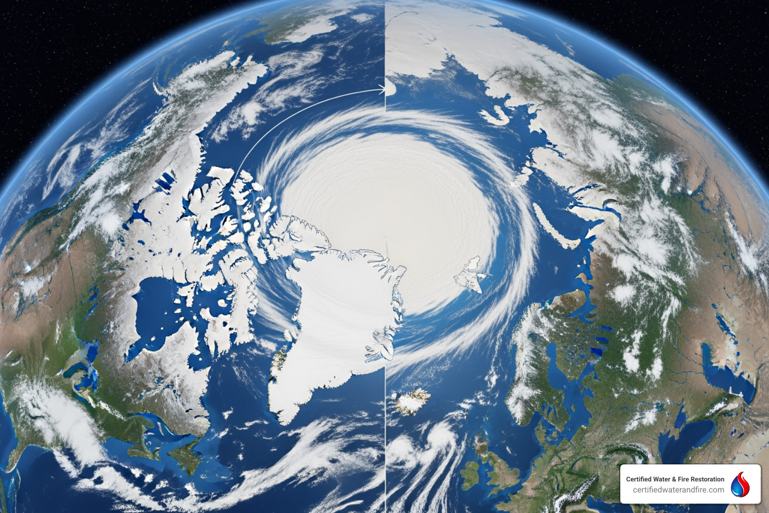 illustrating a strong, stable polar vortex and a tight jet stream - what is a polar vortex