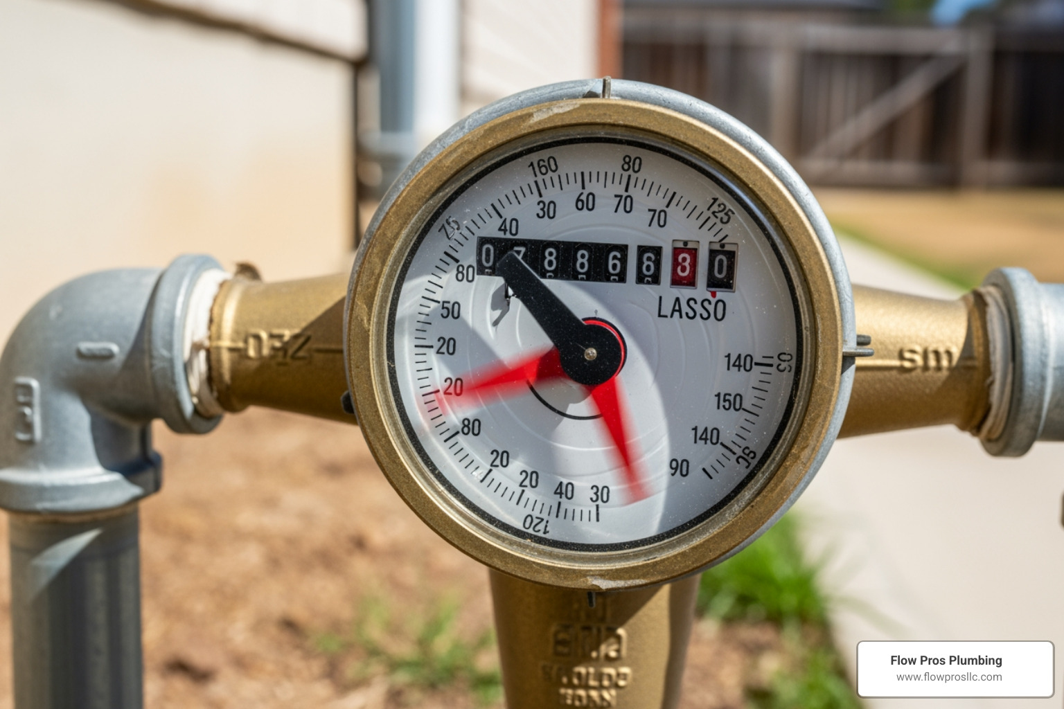 water meter spinning - best slab leak company in st petersburg fl