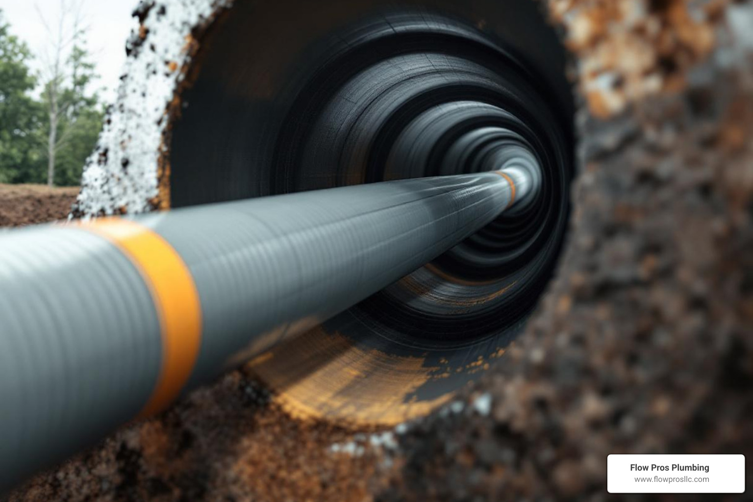 CIPP liner being installed in a pipe - commercial sewer line repair in st petersburg fl CIPP liner being installed in a pipe - commercial sewer line repair in st petersburg fl