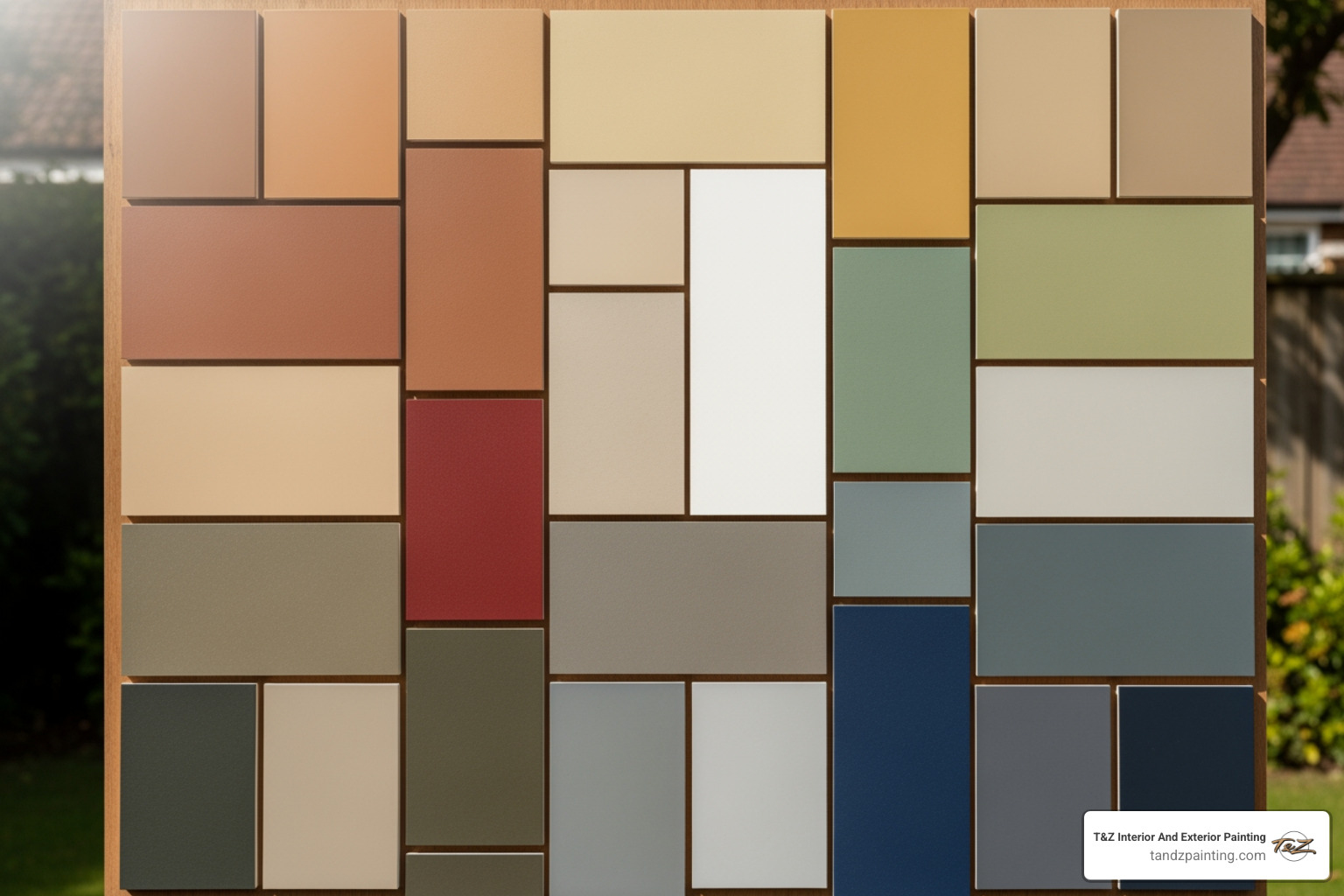 exterior paint color swatches - paint outside of house