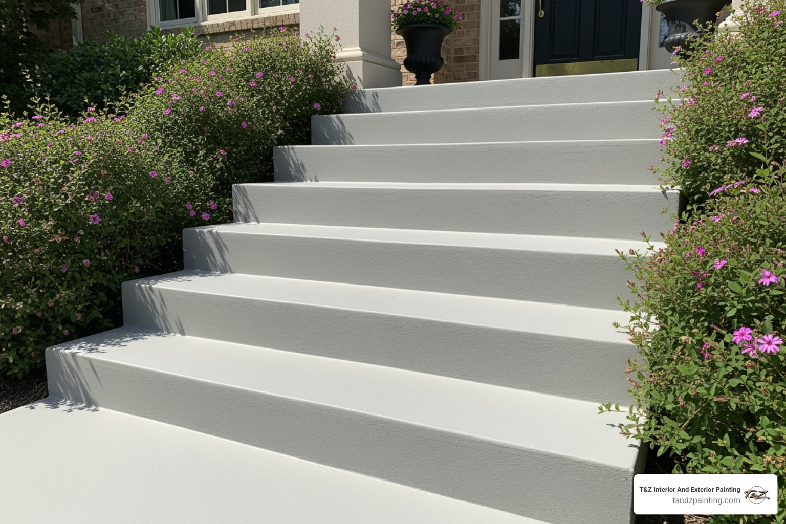 clean, well-maintained painted steps - paint for concrete steps outside clean, well-maintained painted steps - paint for concrete steps outside