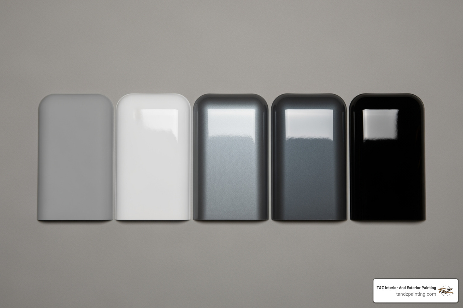 paint swatches showing different finishes from matte to gloss - house outer wall paint paint swatches showing different finishes from matte to gloss - house outer wall paint