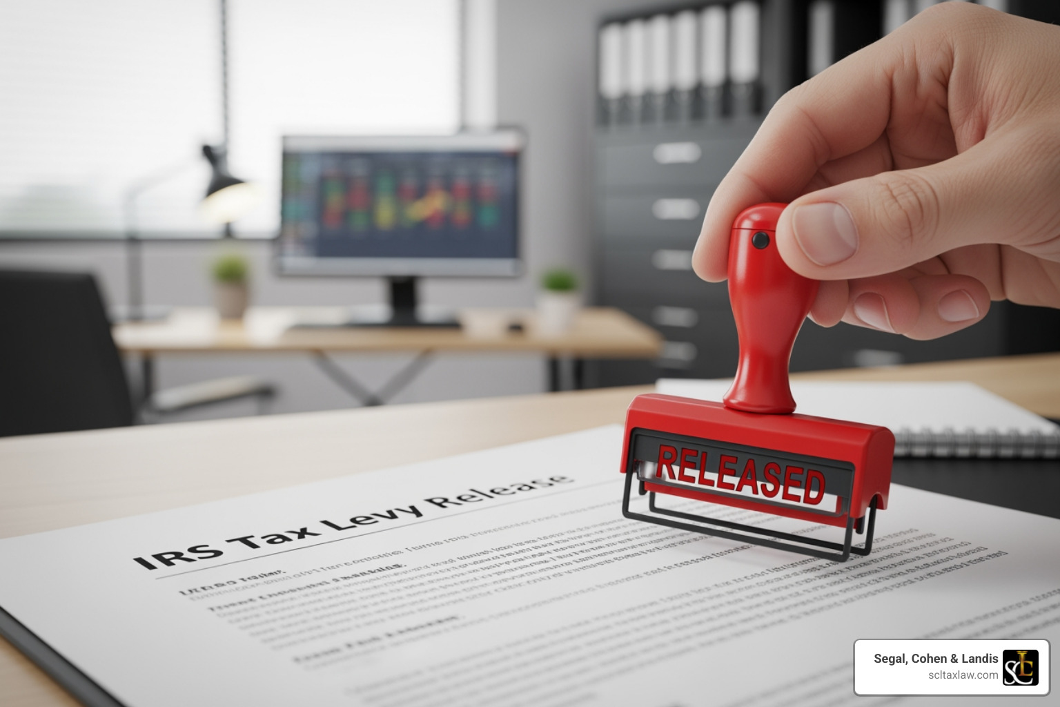 IRS Independent Office of Appeals building entrance - IRS tax levy release