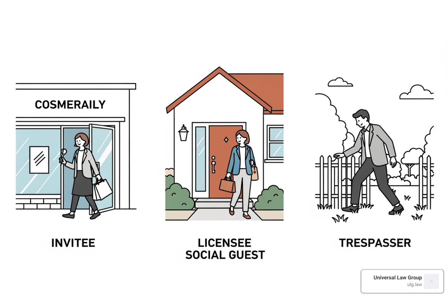 Visitor status icons - What is premises liability Visitor status icons - What is premises liability