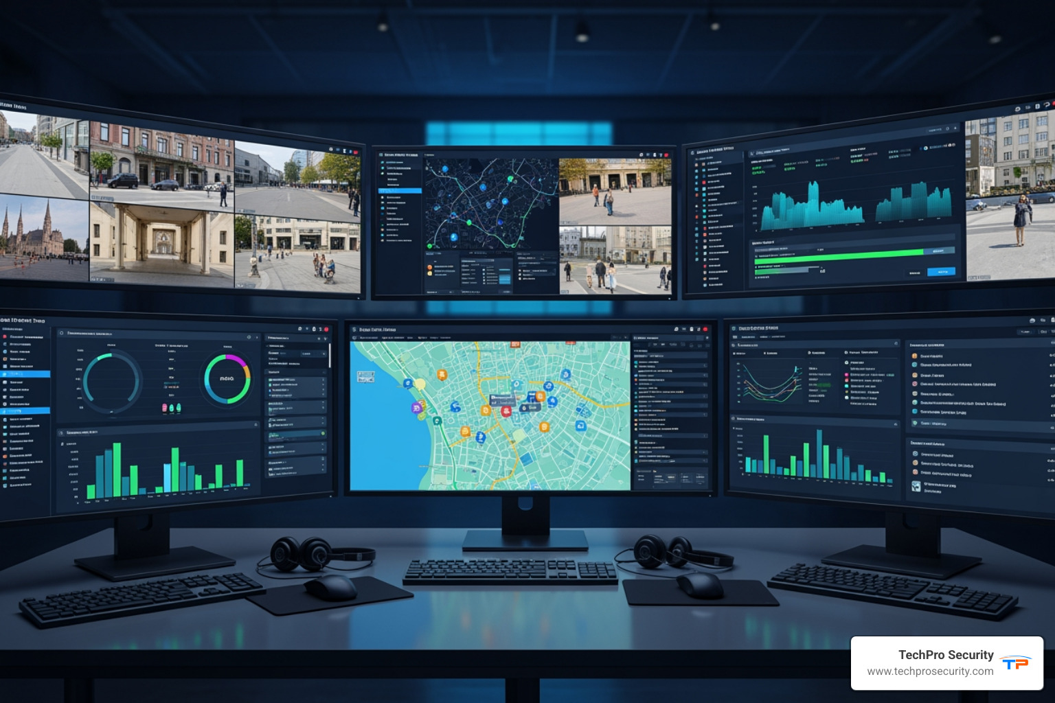 real-time crime center dashboard - community camera