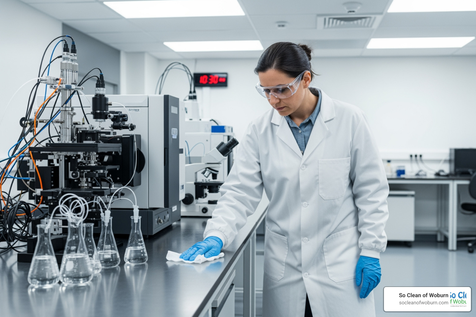 cleaner in a lab or specialized environment - office cleaning cambridge