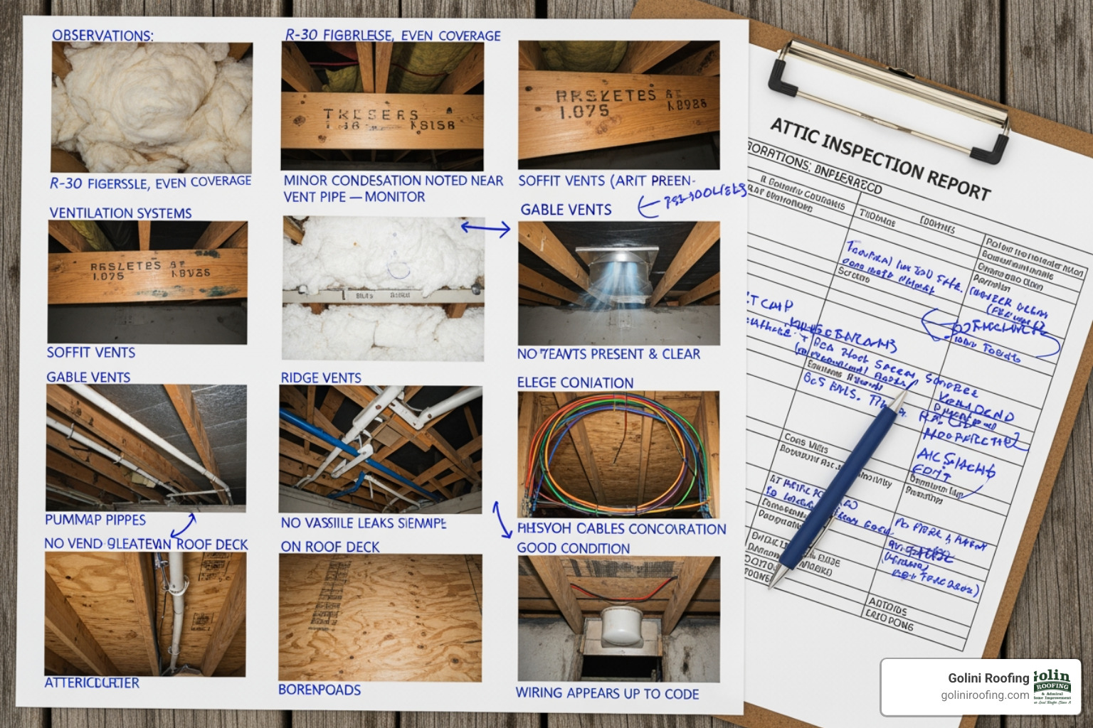 a detailed attic inspection report with photos and notes - attic inspection near me a detailed attic inspection report with photos and notes - attic inspection near me