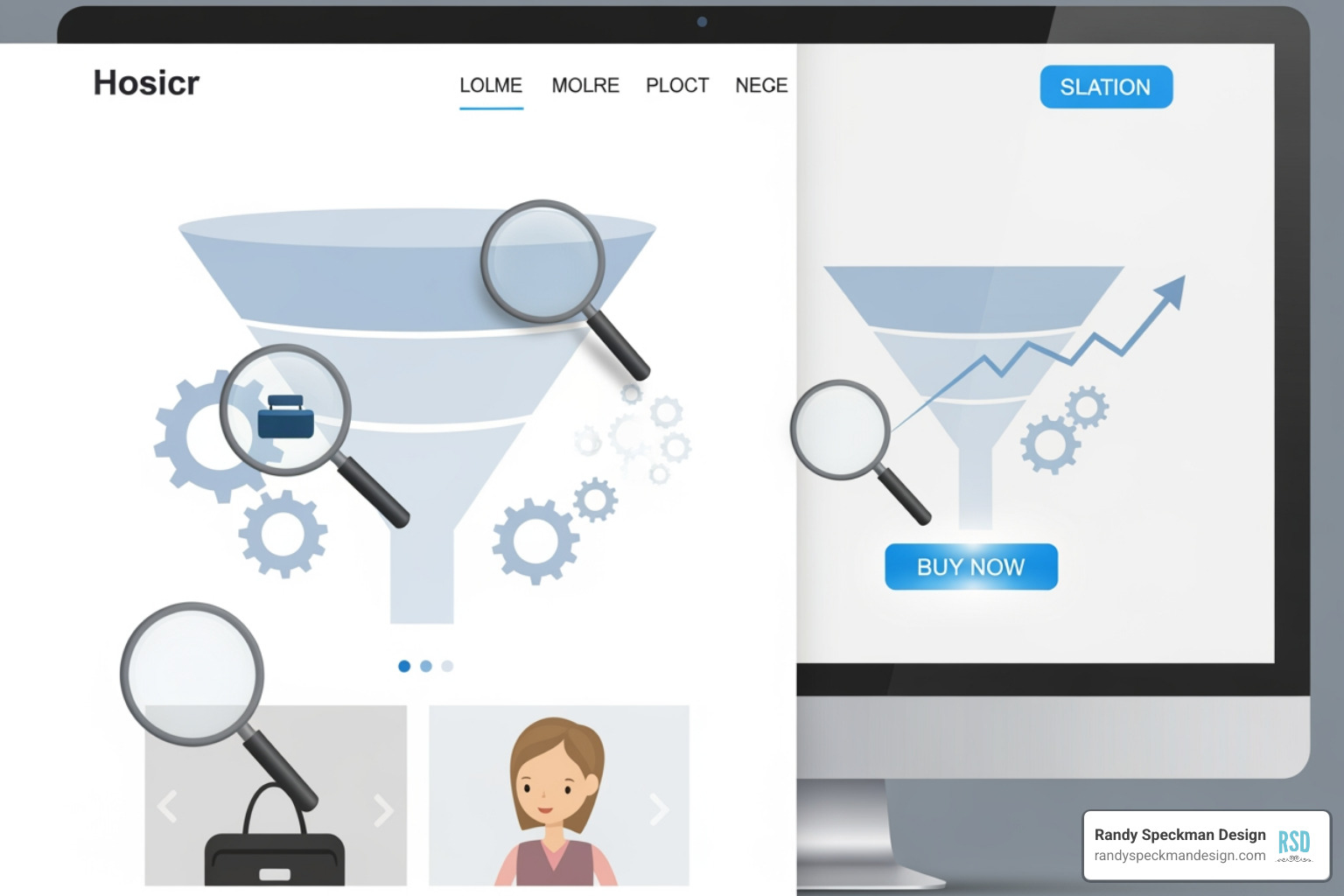 user looking frustrated at a long, complicated checkout form - how to optimize your website for conversion