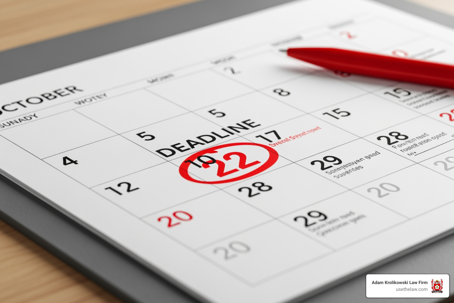 calendar with date circled two years in the future - santa ana premises liability lawyer calendar with date circled two years in the future - santa ana premises liability lawyer
