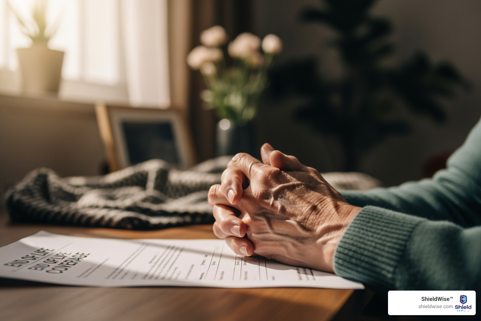 health insurance card - end of life coverage