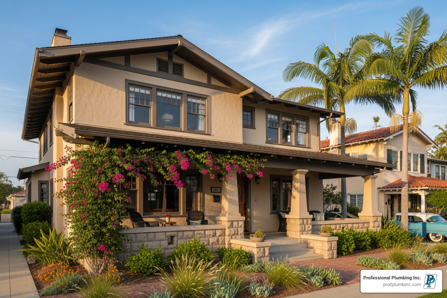 classic home in historic downtown Huntington Beach - how often should plumbing be inspected